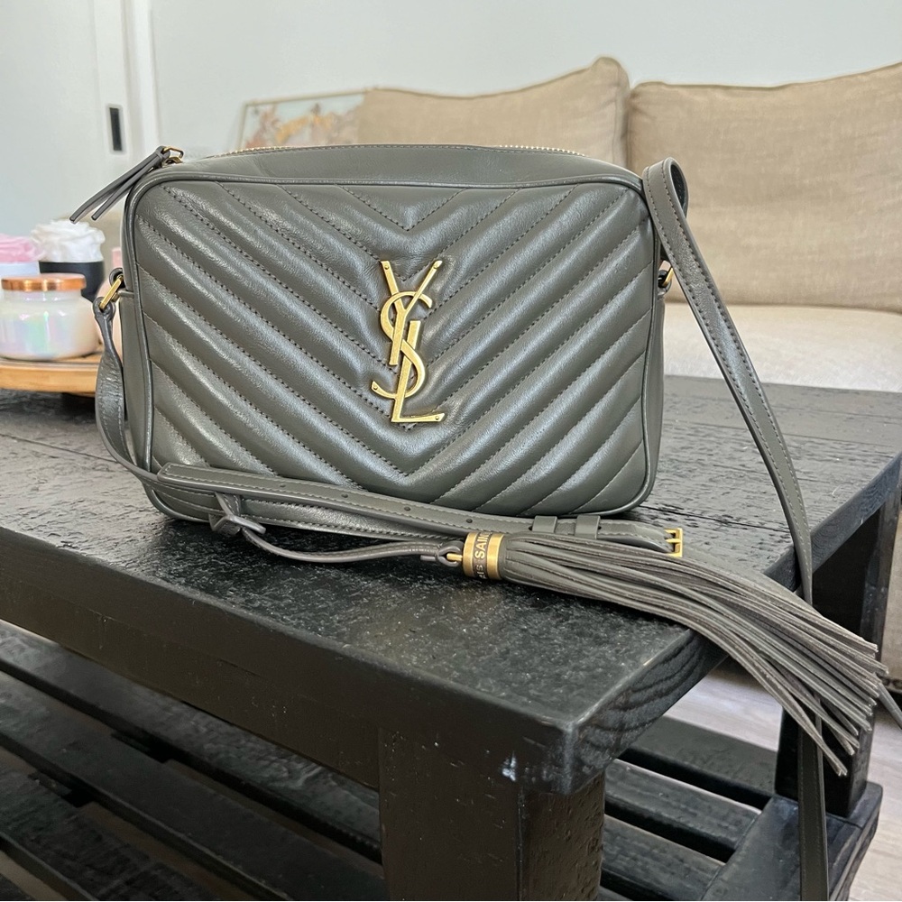 Saint Laurent Lou Quilted Camera Bag